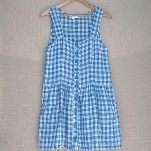 Cooperative Tunic Tank Top Blue Checkered …